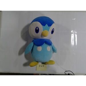 Pokemon Piplup Plush Toy Large Blue Penguin Sinnoh Starter Excellent Condition